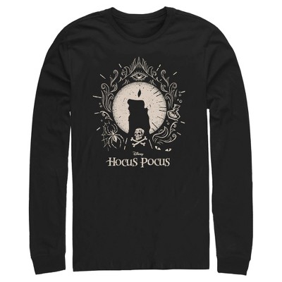 Men's Hocus Pocus Black Flame Candle Long Sleeve Shirt - Black - 2x Large :  Target