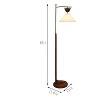 KTMBDW Modern Floor lamp, LED Floor Lamp - Tall Standing Lamp for Bedroom Reading - Corner Pole Lamp for Contemporary Home Decor - Gold, Brown - 4 of 4