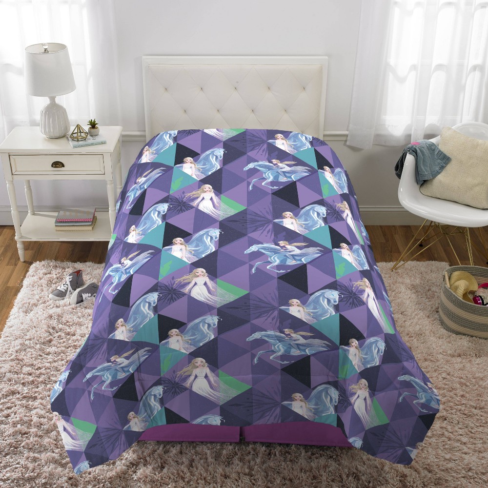 Photos - Duvet Twin Royally Cool Frozen Reversible Kids' Comforter