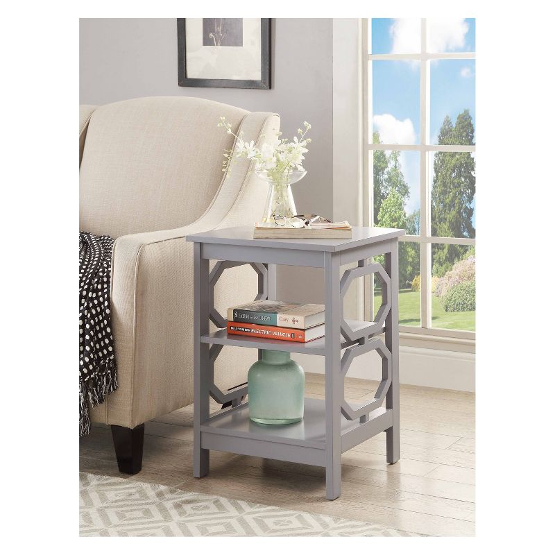 Breighton Home Odessa End Table with Open Shelves, 3 of 6
