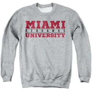 Men's Miami University Ohio Between The Lines Crewneck Sweatshirt - 1 of 4