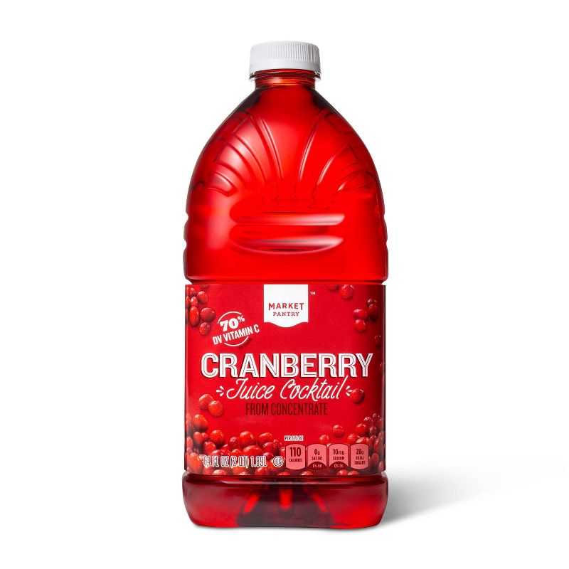 Cranberry Juice Cocktail - 64 fl oz Bottle - Market Pantry&#8482;, 1 of 4