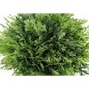 Monarch Specialties Artificial Plant 5 inch Tall Grass Indoor Faux Fake Table Greenery Potted Set Of 3 Decorative Green Plants Grey Pots - 4 of 4