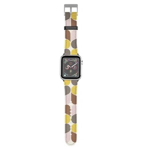 June Journal Abstract Leaves 1 42mm/44mm Silver Apple Watch Band - Society6 - 1 of 3