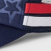 Toddler Boys' Stars Trucker Hat - Cat & Jack™ Light Navy Blue 2T-5T - 3 of 3
