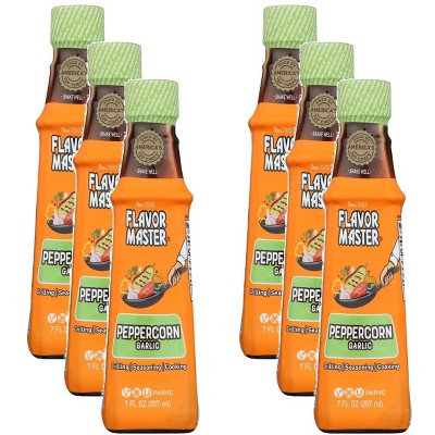Flavor Master Seasoning Peppercorn Garlic - Case of 6 - 7 OZ