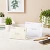 Juvale 2 Pack Clear Acrylic Mail Organizer, Letter Holder for Desk, 6 x 4 x 2.5 Inches - 2 of 4