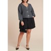 ELOQUII Crystal Bow Cardigan - 4 of 4
