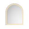 Okak Modern High Lumen Arched Smart Wall Mirror for Bathroom,Aluminum Frame Anti-fog Vanity Mirror with LED Touch Screen - 4 of 4