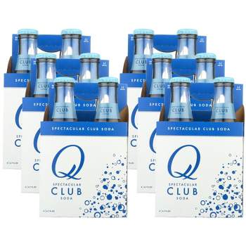 Q Mixers Club Soda - Case of 6/4 pack, 6.7 oz