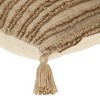 Parkland Collection,Transitional Multiple Lines Beige 14" X 20" Pillow - 4 of 4