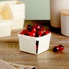 Bright Creations 10 Pack One Pint Wooden Berry Baskets for Picking Fruit or Arts, Crafts and Decor 4” Square Vented Wood Boxes - 2 of 4