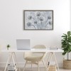 Stupell Industries Blue Onion Flowers Floating Frame Canvas Art, Brown, 25" x 17" - 3 of 4
