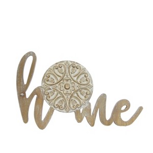 VIP Wood 18 in. Brown Home Wall Sign - 1 of 4