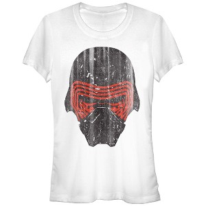 Juniors Womens Star Wars The Force Awakens Kylo Ren Mask T-Shirt - 1 of 3