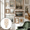 Unique Bargains Picture Hangers Aluminum Alloy Wall Hook ABS Beige 1.26"x0.79" 20 Pcs - 2 of 4