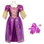 Disney Princess Rapunzel Majestic Dress with Bracelet and Gloves