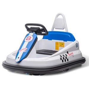 Bumper Car for Toddlers, New Designed 6V Electric Ride On Toys for Kids 1.5-6 Years Old, Steering Wheel - 1 of 4