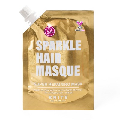 Brite Glitter Hair Mask Gold - 1.69 fl oz