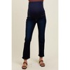 Pinkblush Navy Blue Classic Ankle Slim Straight Leg Maternity Jeans - 2 of 4