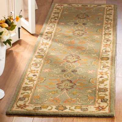 Ivory and Beige Hand-Tufted Wool Area Rug 2'3" x 4'