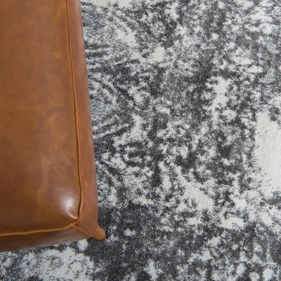 Vivaldi Rosso Distressed Elegance Gray/Ivory Rug 8' x 10'