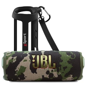 JBL FLIP 7 Waterproof Portable Speaker Bundle with gSport Silicone Sleeve - 1 of 4