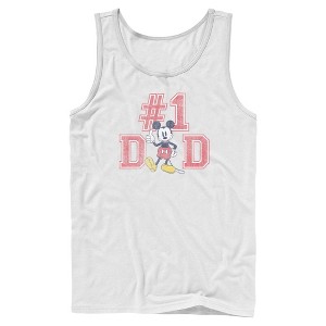 Mens Mickey & Friends Father's Day Mousey #1 Dad Tank Top - 1 of 4