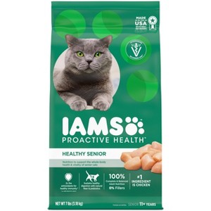 IAMS Proactive Health with Chicken Senior Premium Dry Cat Food - 1 of 4