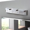 Dewdrop Modern 3-Light Creative Square Bubble Glass Shape Vanity Lighting Fixture - 3 of 4