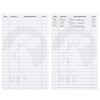 Juvale 100 Pack Pet Grooming Card, Customer Information Cards Client Contact Profile Extender Pet Info Record Cards for Pet Dog Cat Groomers, 8 x 5 - 4 of 4