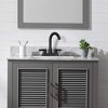 Bathroom Faucet 2 Handle Centerset Bathroom Sink Faucet with Pop Up Drain Assembly, 4 Inches Bathroom Vanity Lavatory Faucet 3 Holes - 4 of 4