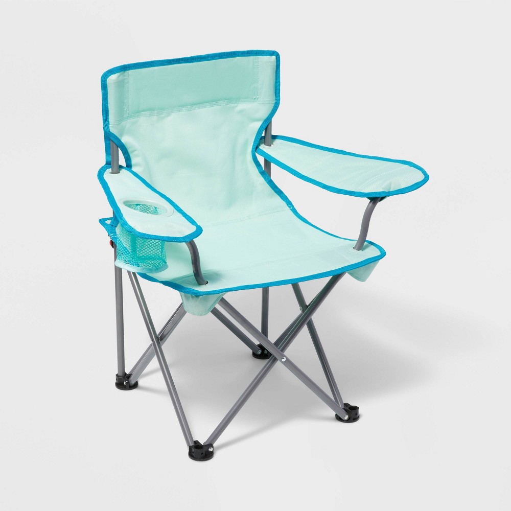 Photos - Garden Furniture Kids' Portable Camp Chair Mint Green - Sun Squad™
