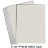 Hamilco Colored Cardstock Paper Gray Bristol Vellum Card Stock for Scrapbook Craft 8" x 10" - 67lb Cover for Printer - 50 Pack - 2 of 4