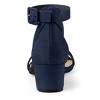 Allegra K Women's Open Toe Adjustable Ankle Strap Block Low Heel Sandals - 3 of 4