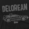 Back to The Future The Delorean Adult T Shirt, Black - image 2 of 4