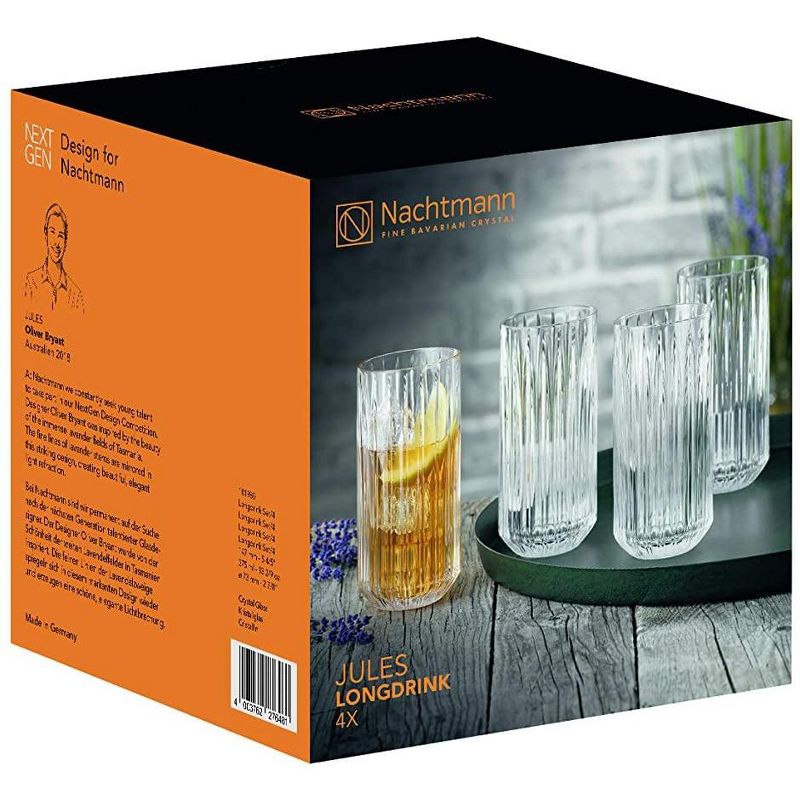 Nachtmann Jules Long Drink Glass, Set of 4 - 13.22 oz., 4 of 5