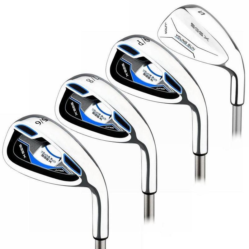 Young Gun SGS X Junior Kids Golf Right Hand Irons & Wedges Age: 6-8, Size 7/8 Iron, 1 of 7