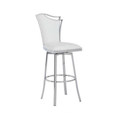 Chintaly Imports,Contemporary Swivel Bar Stool  Design Back