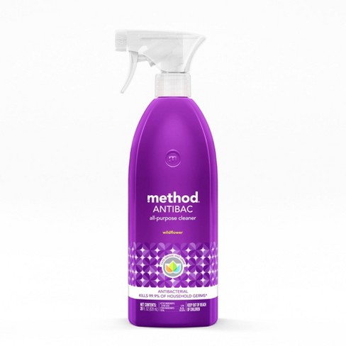 Method Cleaning Products Antibacterial Cleaner Wildflower Spray Bottle 28  Fl Oz : Target