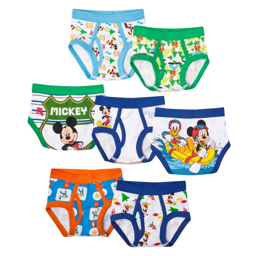 UPC 045299075919 product image for Toddler Boys' 7 Pack Underwear Mickey Mouse by Handcraft 4T | upcitemdb.com