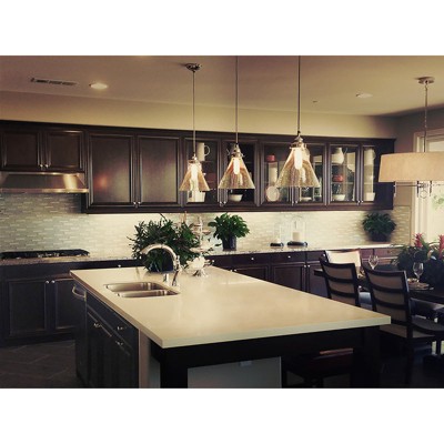 Amber Glass T14 Dimmable LED Bulb 40W Equivalent