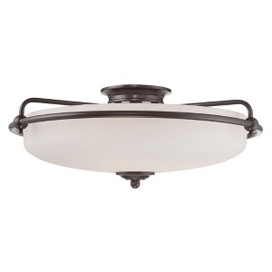 Quoizel Lighting Griffin 4 - Light Semi-Flush Mount in  Palladian Bronze - 1 of 4