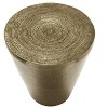 Accent Table Drum Side End Nightstand Lamp Living Room Bedroom Gold Metal Contemporary Modern - 3 of 4