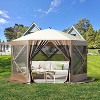 Pop Up Gazebo Screen Tent: 6-Sided Instant Canopy Shelter with 600D Oxford Cloth, Portable for Camping - 4 of 4