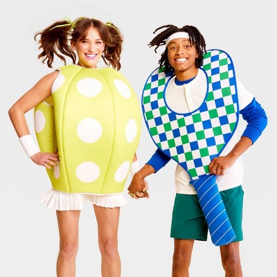 Adult Pickleball and Paddle Halloween Couples Humor Costume Apparel Top - Hyde and EEK! Boutique™ One Size Fits Most