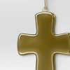 Christmas Ceramic Gold Cross Ornament - Wondershop™ - 3 of 3