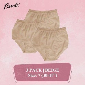 Carole Women's 100% Nylon Lace Trim Panties - 1 of 4