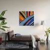 DorisciciArt autumn stripes Wood Wall Mural - Society6 - 2 of 2
