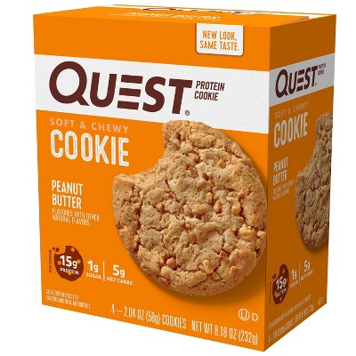 Quest Nutrition Protein Cookie - Peanut Butter : Target